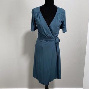 Loft true wrap midi dress 4
